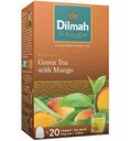 Чай зеленый Dilmah with Mango, 20×1,5 г