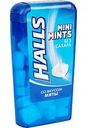 Конфеты mini mints Halls со вкусом Мяты без сахара, 12,5 г