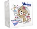 Салфетки бумажные Veiro 1 слойн., 24*24см 50шт*Цена указана за 1 шт. при покупке 3-х шт. одновременно