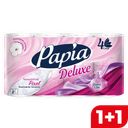 Бумага туалетная PAPIA® Делюкс Арома дольче 4-слойная, 8 рулонов 