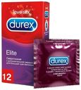 Презервативы Durex Elite с дополнительной смазкой гладкие сверхтонкие 12 шт