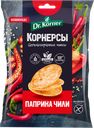Чипсы цельнозерновые кукурузно-рисовые DR. KORNER Корнерсы, с паприкой и чили, 50г