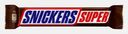 Шоколадный батончик с карамелью арахисом и нугой Snickers Super 80г в ассортименте