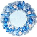 Салфетки декоративные круглые Art Bouquet Rondo новогодний рисунок в ассортименте, 32 см, 12шт.