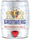 Пиво Grotwerg Bayerisch Hell янтарное 4,9% 5 л
