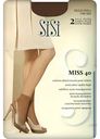 Носки женские SiSi Miss цвет: daino/загар, 40 den, 2 пары
