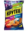 Гренки Крутец пшенично-ржаные со вкусом краба и ржаные со вкусом сметаны 100г