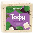 Пищевой продукт соевый Сельский дом Тофу с базиликом, 250 г