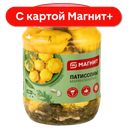 МАГНИТ Патиссоны маринованные 680г ст/б:6