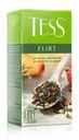 Чай зеленый Tess Flirt с клубникой и ароматом белого персика 25пак*1.5г