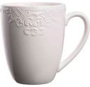 Кружка фарфоровая Жасмин, цвет белый, 400мл