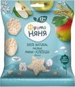 Мини-хлебцы рисовые ФРУТОНЯНЯ с яблоком и пребиотиком, с 12 месяцев, 30г