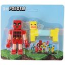 Набор игрушек Unionline Роботы с трубкой-гармошкой в ассортименте, 1шт.