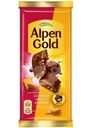 Шоколад Alpen Gold молочный Соленый арахис и крекер 80г