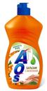 Средство для мытья посуды AOS Бальзам с облепихой 415г