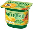 Биойогурт АктиБио Манго-Папайя без добавления сахара 3% БЗМЖ 130г