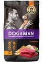 Сухой корм для щенков всех пород Dog&Man Говядина, 600 г