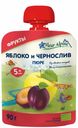Пюре Fleur Alpine Organic яблоко-чернослив с 5 месяцев 90 г