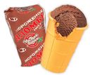 Мороженое «Чистая Линия» пломбир шоколадный в вафельном стаканчике, 80 г