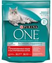Корм Purina ONE для стерелизованных кошек с лососем и пшеницей 750г