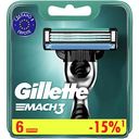 Сменные кассеты для бритвы Gillette Mach3, 6 шт.