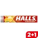 HALLS Карамель леденцовая Манго 25г бум/уп (Монделис):12/360