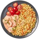 Паста орзо с креветками в сливочно-томатном соусе Перекрёсток Select, 250г