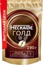 Кофе растворимый с добавлением молотого НЕСКАФЕ Gold, 190г
