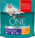 Корм Purina ONE для домашних стерилизованных кошек и котов, 1.5 кг