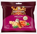 Сухарики Три корочки Семга и сыр 60г с соусом тартар 25мл