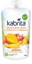 Пюре детское фруктовое с манго и козьими сливками, Kabrita, 100 г, Нидерланды