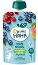 Пюре фруктовое детское ФрутоНяня Витаминный салатик с черникой с 5 месяцев, 90г