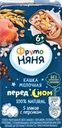 Кашка мультизлаковая ФРУТОНЯНЯ молочная, с персиком и пребиотиками, с 6 месяцев