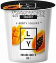 Йогурт Liberty с манго и папайей 2,9%, 130 г