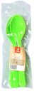 Ложки столовые ОКЕЙ Кристалл зеленые 6 шт