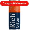 RICH Напиток б/а сил/газ Мандарин 0,33л ж/б (Мултон-Парт):12
