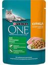 Влажный корм для домашних кошек Purina One Курица с морковью, 75 г