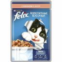 Влажный корм FELIX для кошек с лососем, 85г