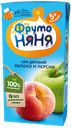 Сок детский «ФрутоНяня» Яблоко и персик, 200 мл