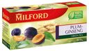 Чай Milford «Слива-Женьшень» зелёный, 20х1.75 г