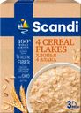Хлопья SCANDI 4 злака, 400г