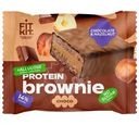 Десерт Fit Kit Брауни со вкусом шоколад-фундук протеиновый глазированный 50г