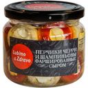 Ассорти Lubimo&Zdravo Перчики Черри и шампиньоны фаршированные сыром 370мл