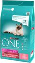 Корм Purina ONE для стерилизованных кошек, лосось и пшеница, 1.5 кг