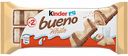 Вафли в белом шоколаде Kinder bueno white с молочно-ореховой начинкой, 39 г