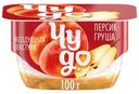 Творожок Чудо Груша-Персик 4%, 100г