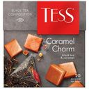 Чай Tess Карамель шарм чёрный байховый ароматизированный в пирамидках, 20х1.8г