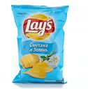 Чипсы Lay's картофельные, сметана и зелень, 225 г