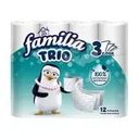 Туалетная бумага, Familia Trio, 3 слоя, 12 рулонов