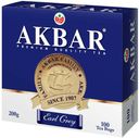Чай черный AKBAR Earl Gray с бергамотом в пакетиках, 100х2 г